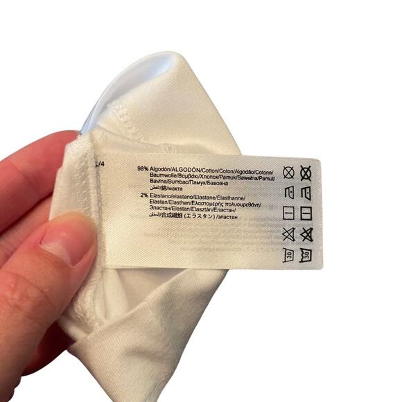 Mayoral White Eyelet Flutter Sleeve Top Toddler Girl Size 3 717K - Picture 6 of 6